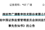 测算正缘顶格重罚！*ST广道实控人被终身市场禁入
